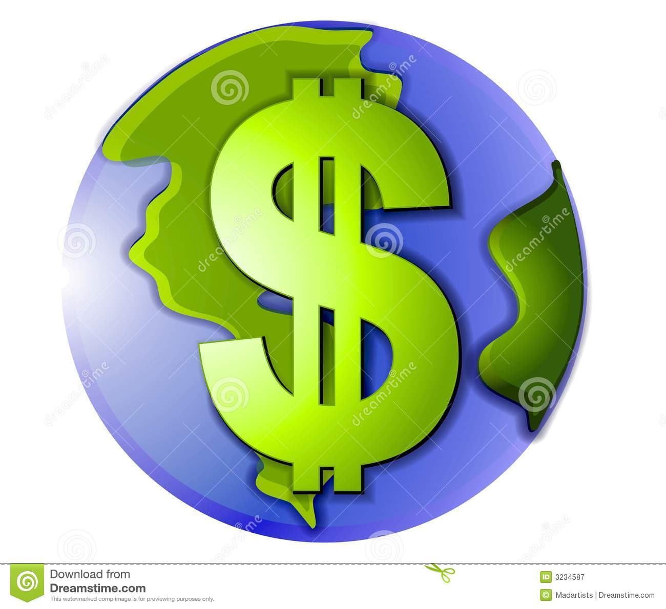 Dollar Icon Sign Clip Art