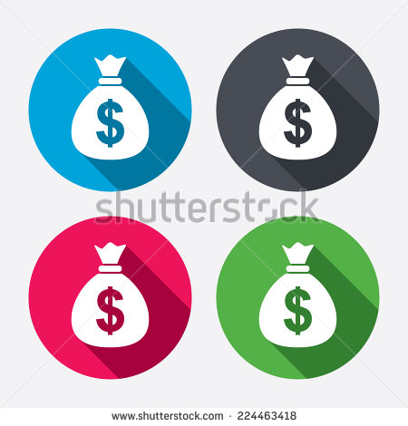 Dollar Sign Money Bag Icon