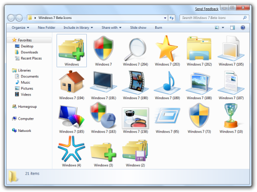 Download Windows 7 Icon Packs