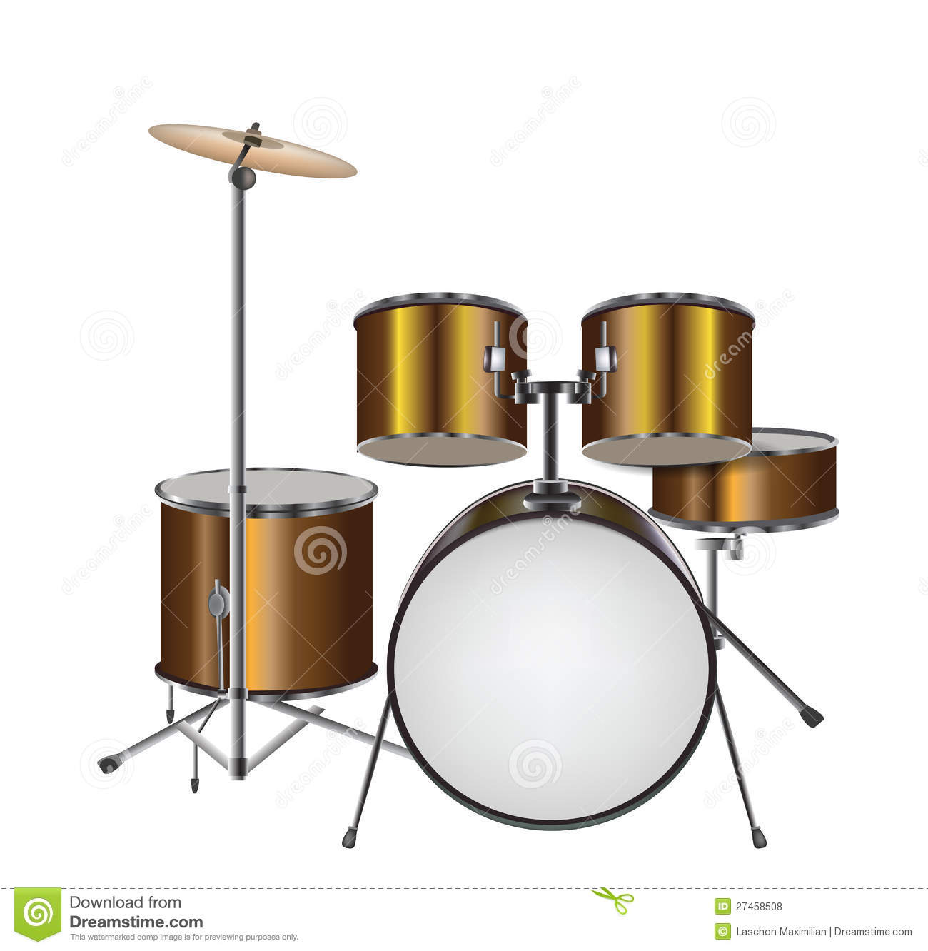 Drum Kit Illustration