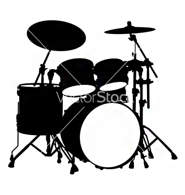 Drum Kit Silhouette