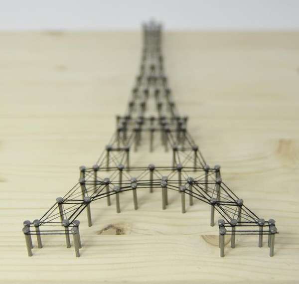Eiffel Tower String Art