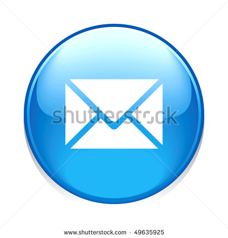 Email Icon Blue Circle