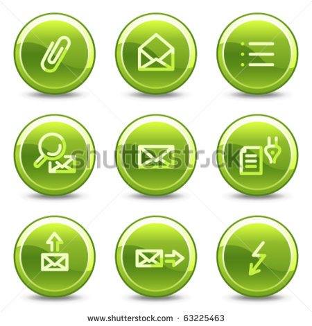 Email Icon Green Circle