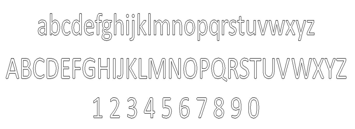 Engraving Fonts