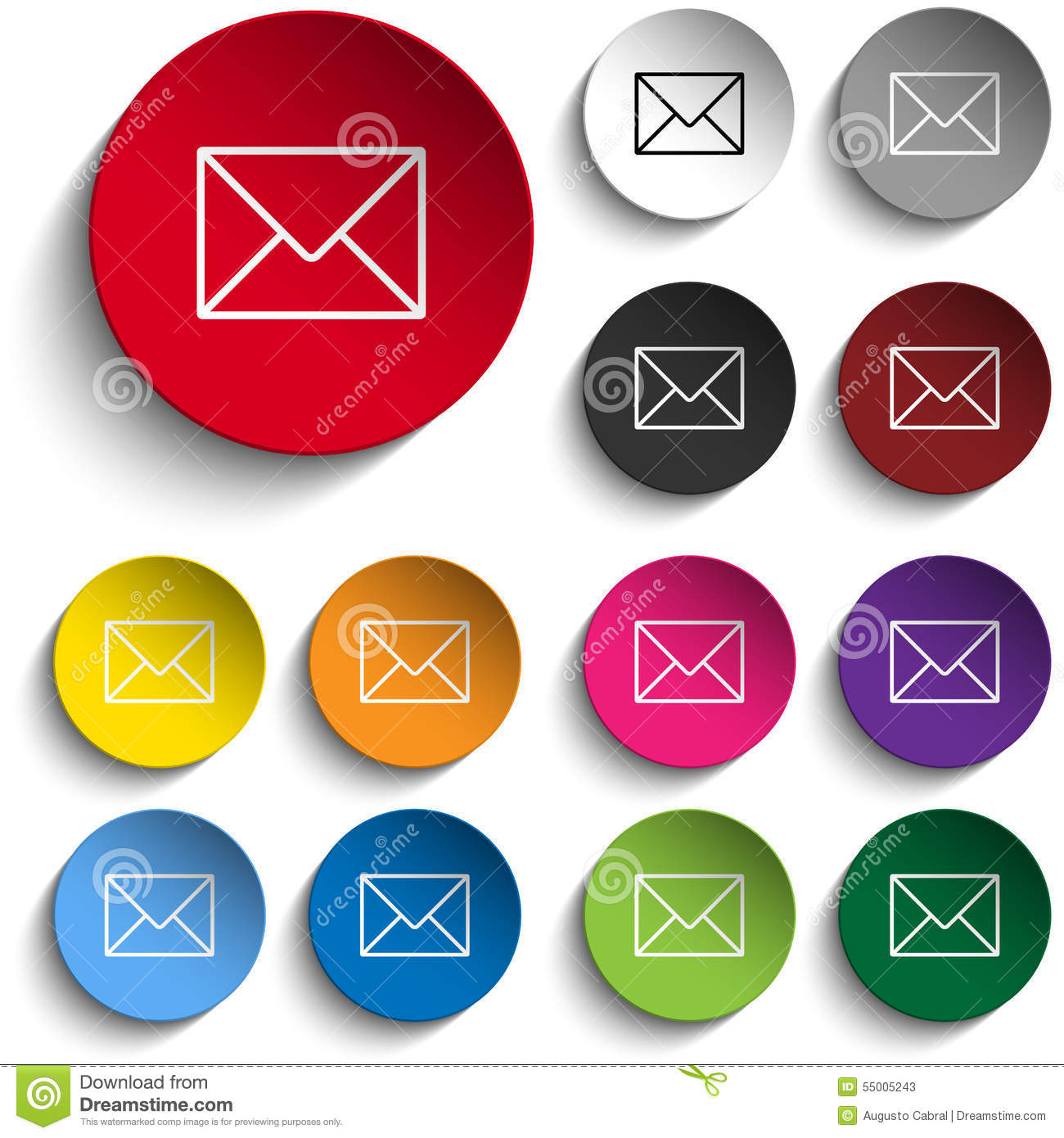 Envelope Circle Icon