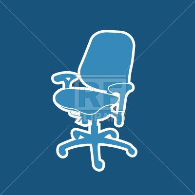 Ergonomic Office Chair Clip Art