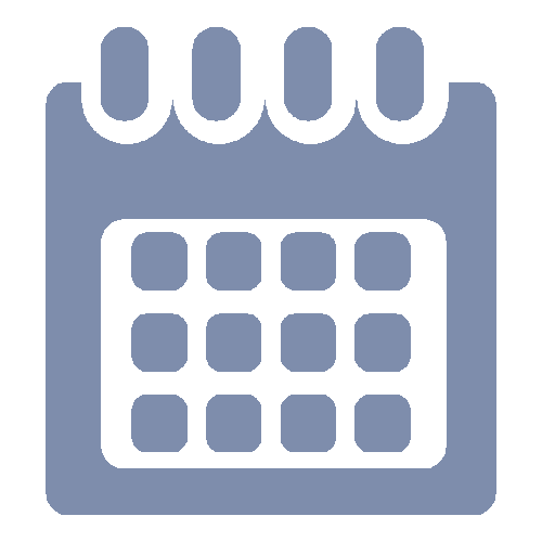 Events Calendar Icon Grey