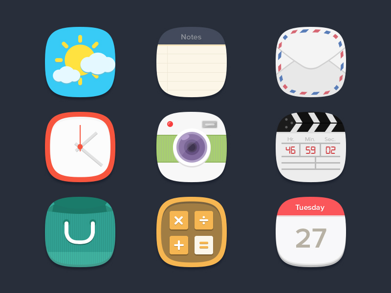 Flat UI Icons