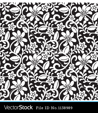 Floral Lace Pattern Vector
