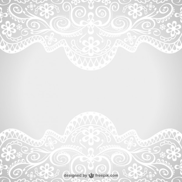 Floral Lace Vector Free