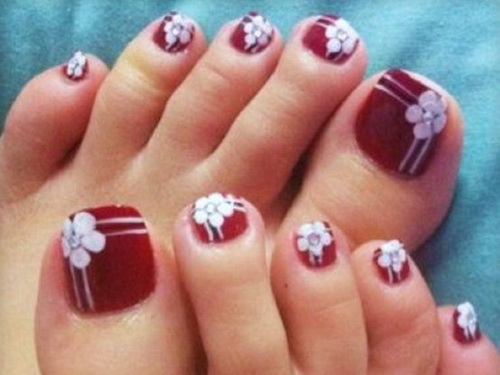 Flower Nail Art Design Flower Nail Art Design