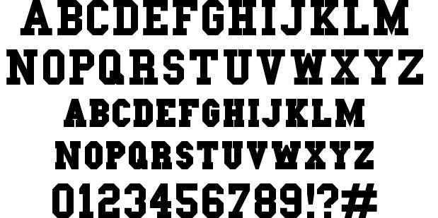 Free Collegiate Fonts