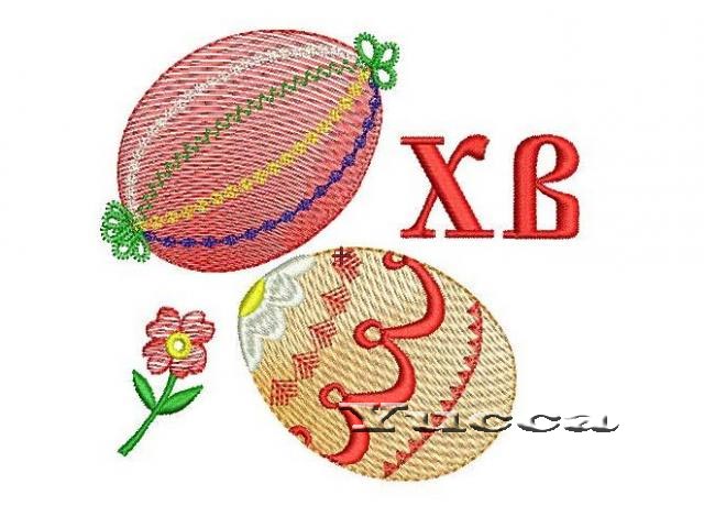Free Easter Applique Machine Embroidery Design