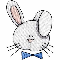 Free Easter Bunny Embroidery Design