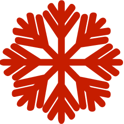Free Holiday Red Snow Icon Free Holiday Red Snow Icon