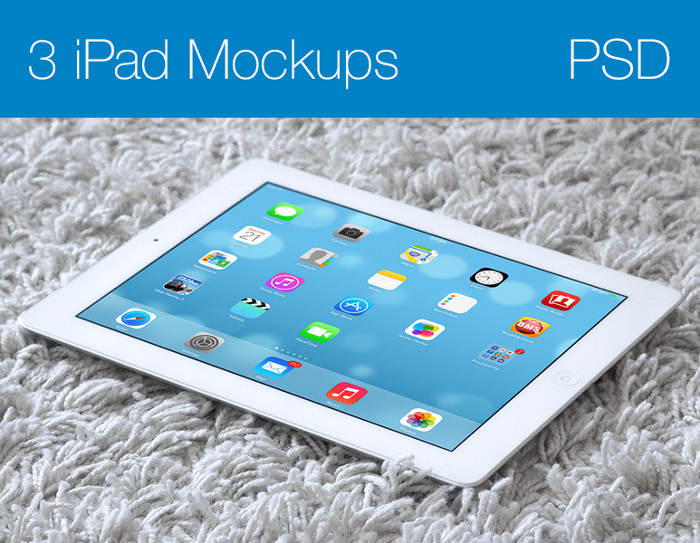 Free iPad PSD Mockup