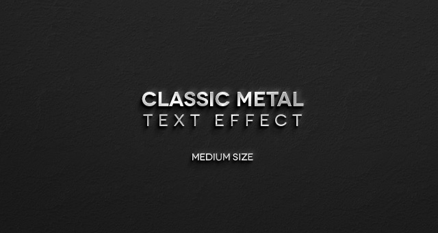 17 Metal PSD Fonts Images