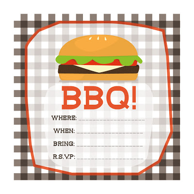 Free Printable BBQ Invitations Template