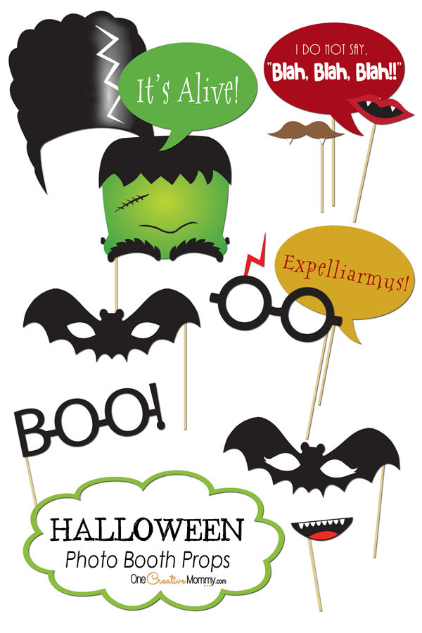Free Printable Booth Props Halloween