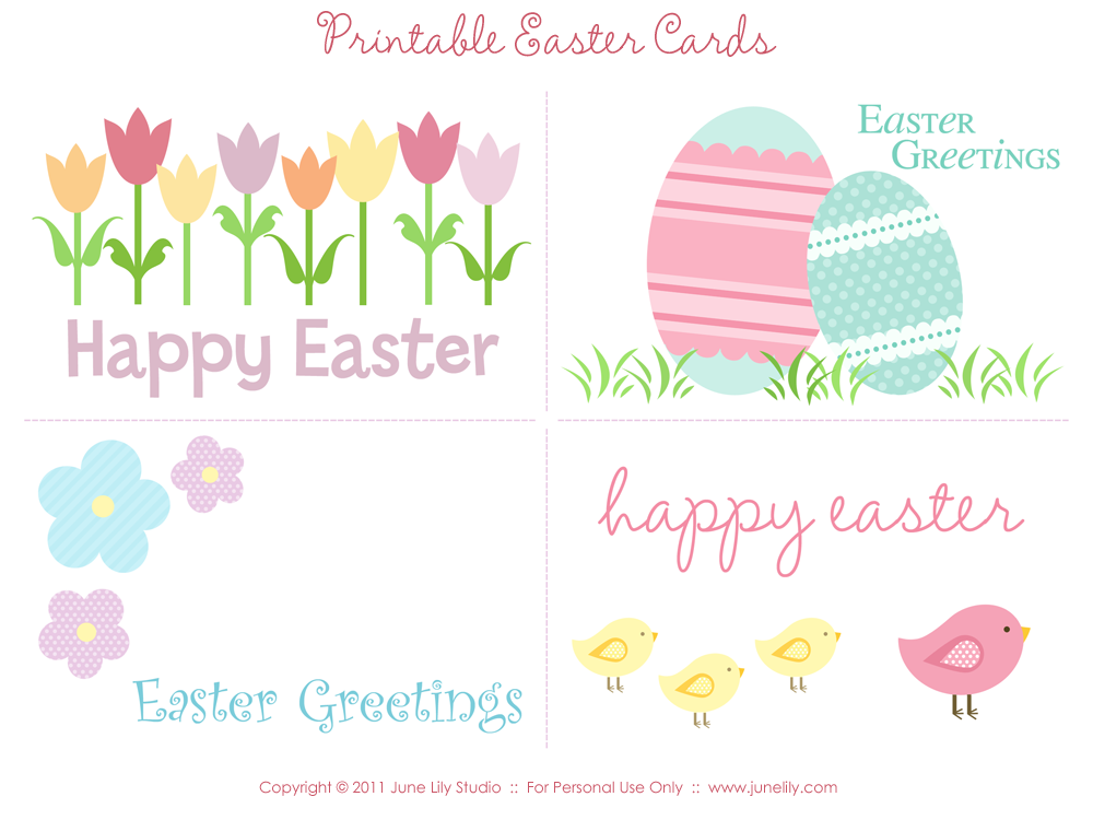 Free Printable Easter Card