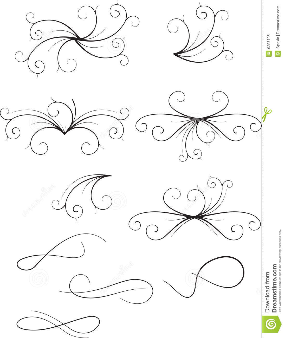 Free Scroll Vector Ornaments