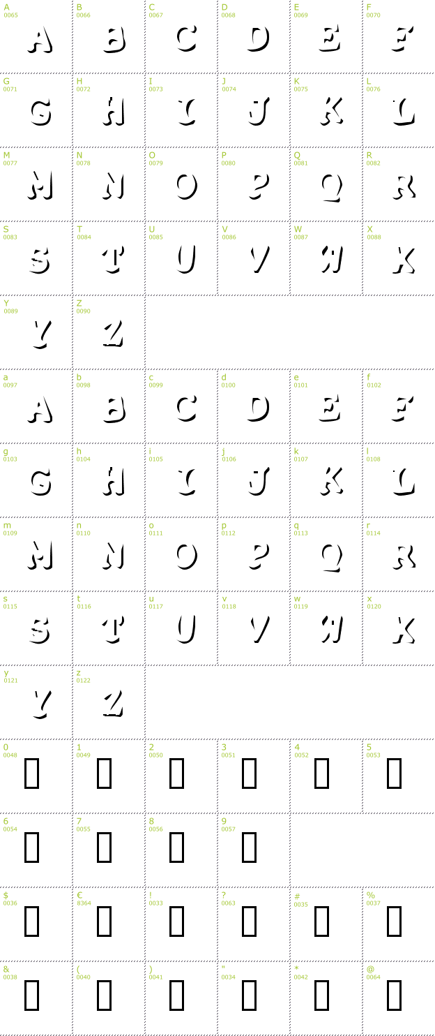 Free Shadow Fonts