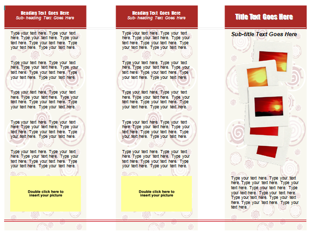 Free Tri-Fold Brochure Templates for Word