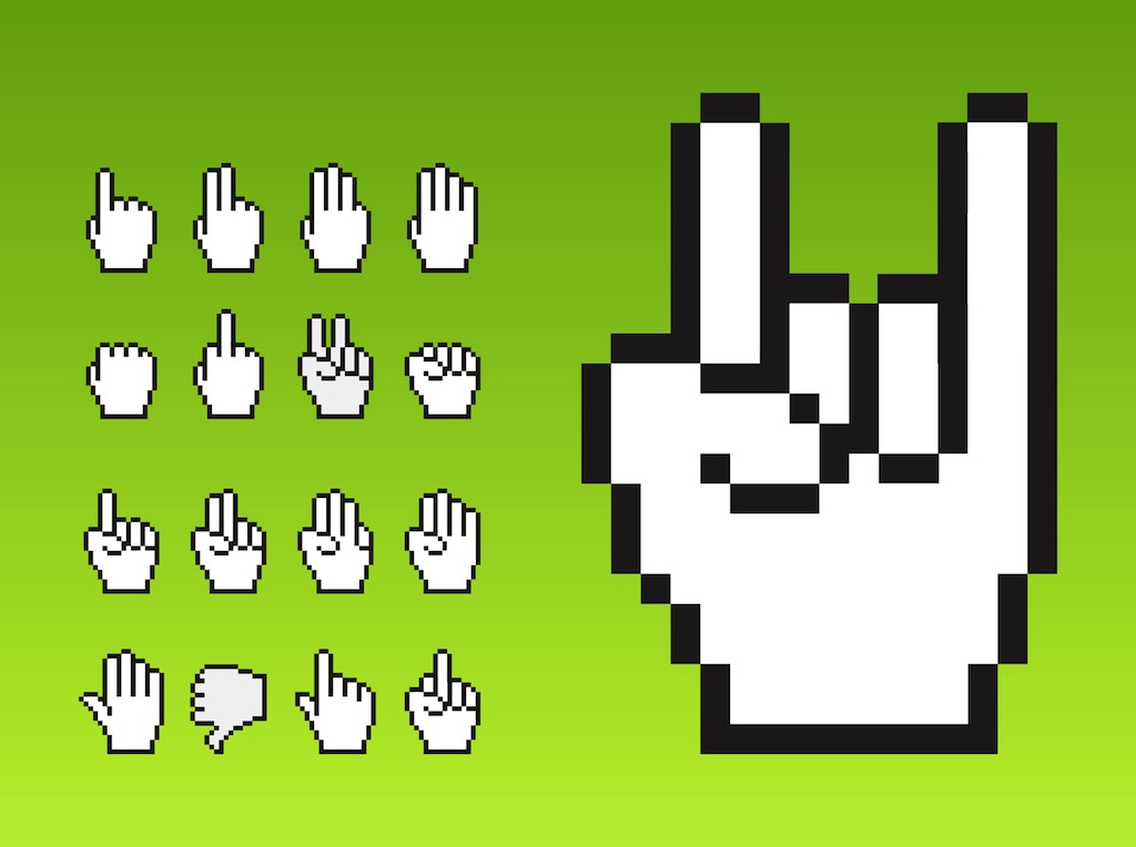 Free Vector Mouse Hand Cursor Image