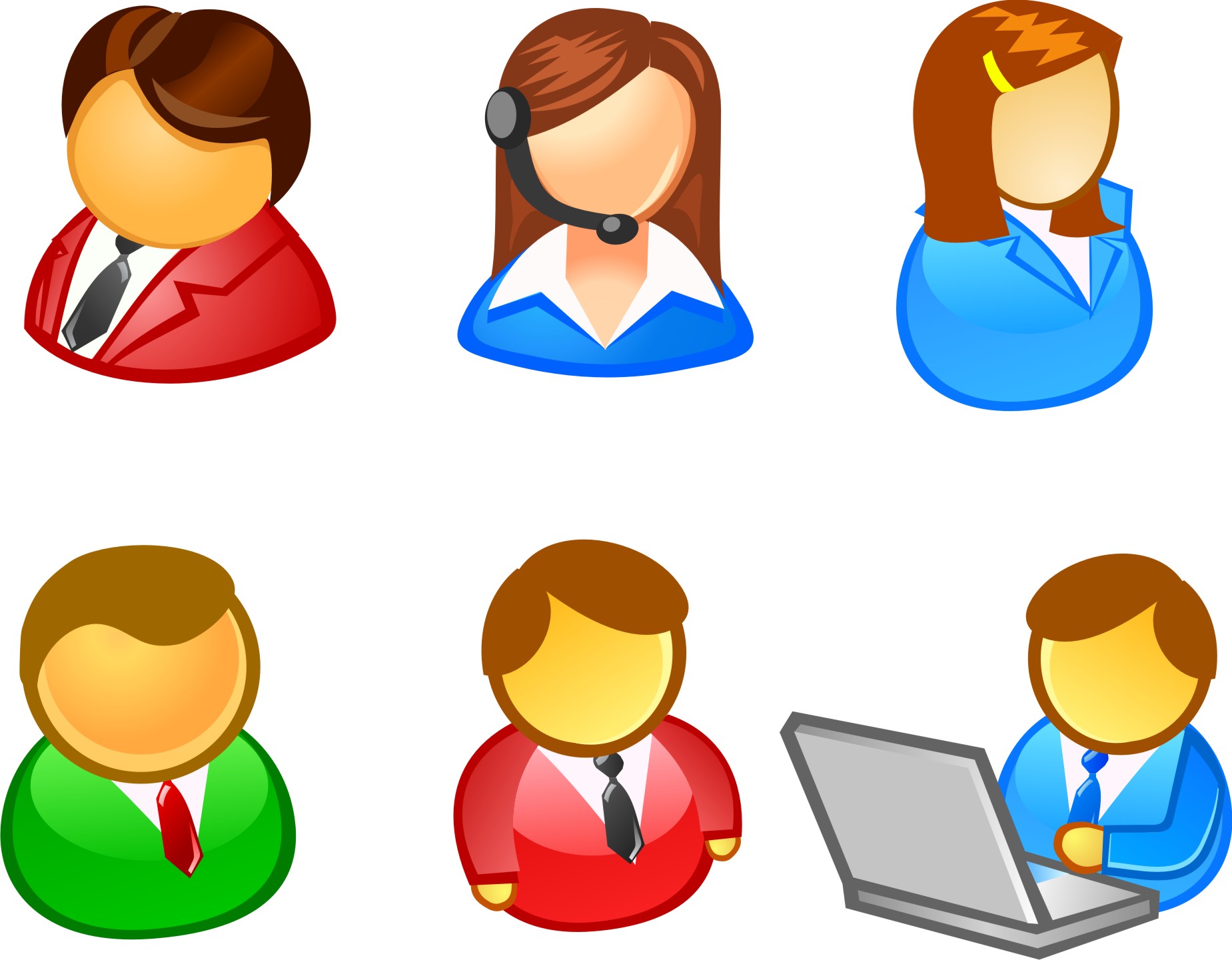 14 Vector People Icons Images