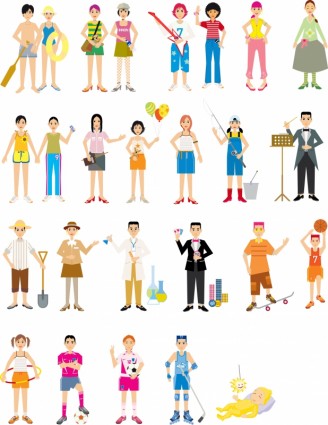 Free Vector People Icons