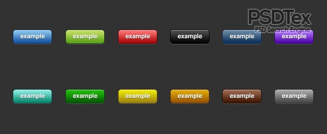 Free Vector PSD Button Set Free Vector PSD Button Set