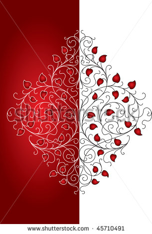 Free Vector Scrolls with Hearts
