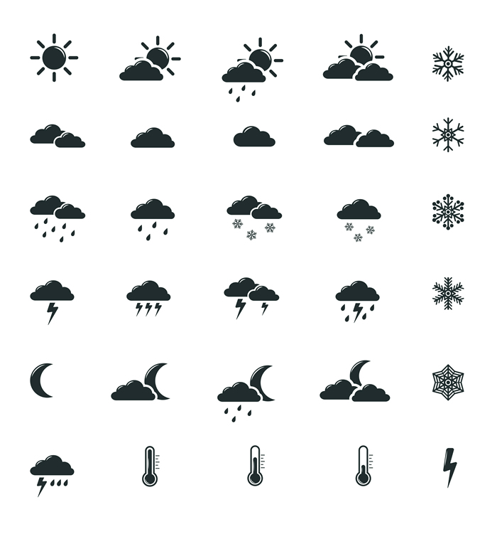 Free Vector Weather Icons