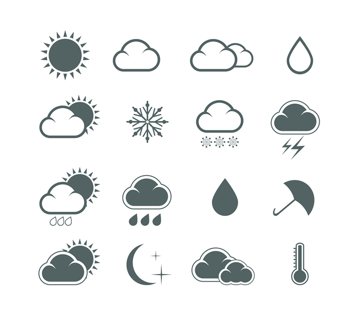 Free Vector Weather Icons