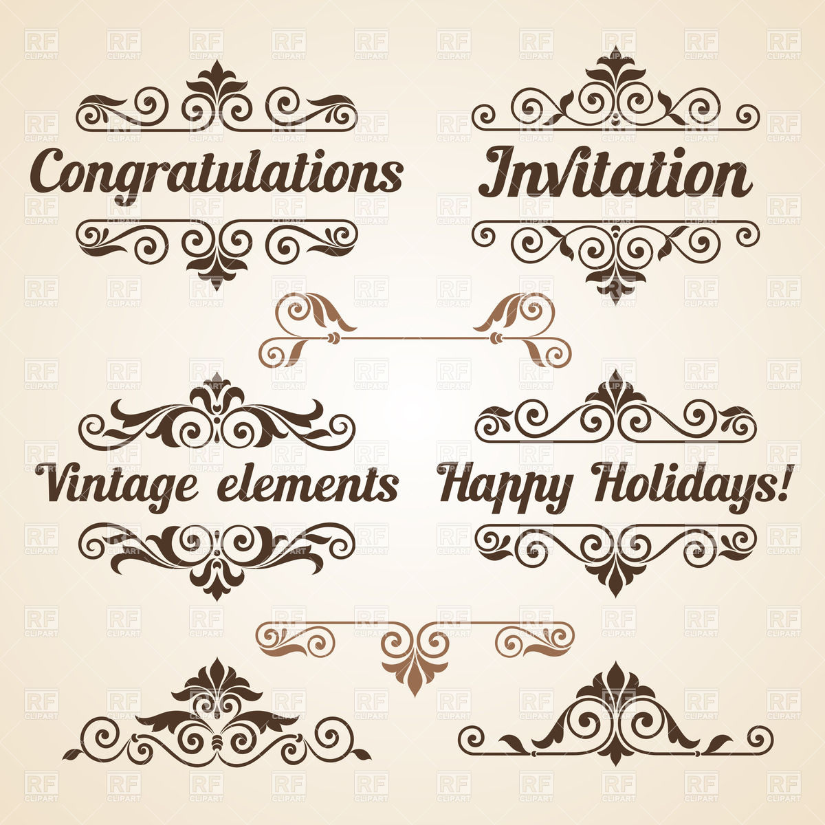 Free Vintage Design Elements