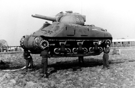 Ghost Army Inflatable Tanks