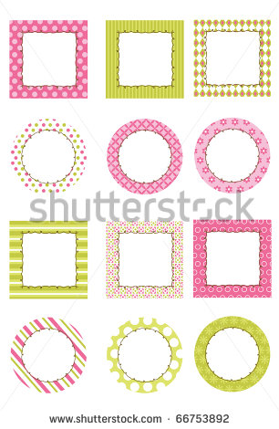 Girly Borders and Frames