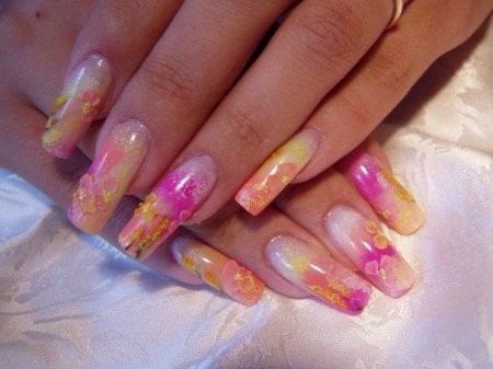 Glitter Acrylic Nail Designs