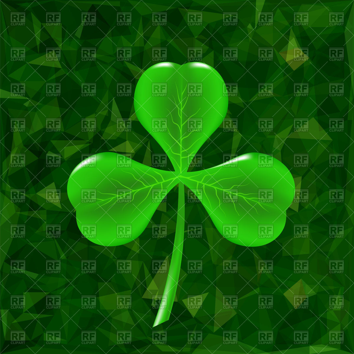 Green Clover Vector