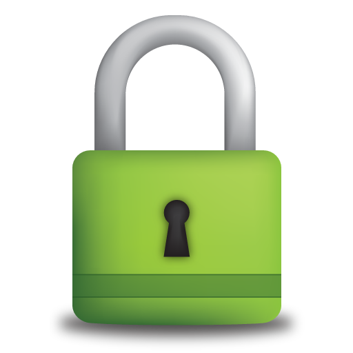 Green Padlock Icon