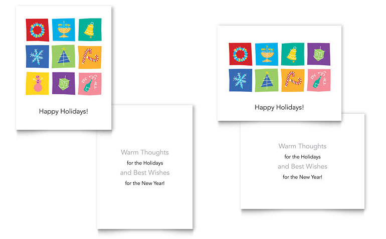 Holiday Greeting Card Template