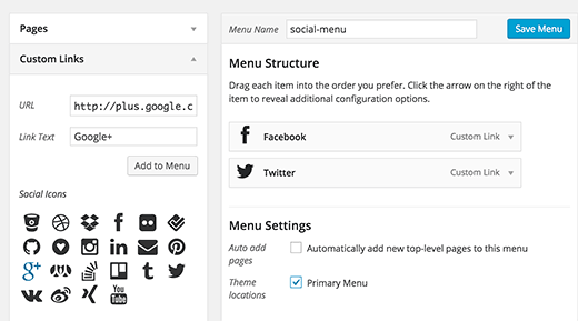 How to Add WordPress to Social Media Icons