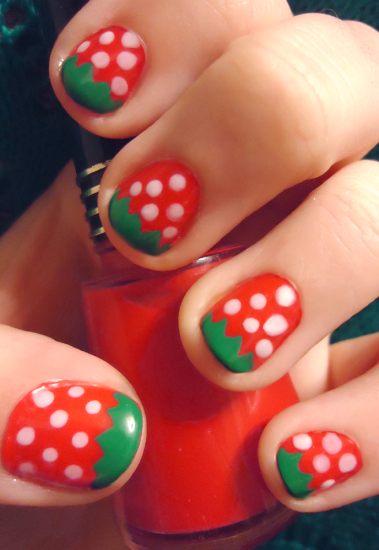 Images of Cute and Easy Fruit Nail Design