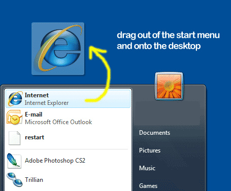 Internet Explorer Desktop Icon