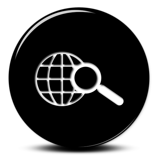 Internet Icon Black and White Internet Icon Black and White