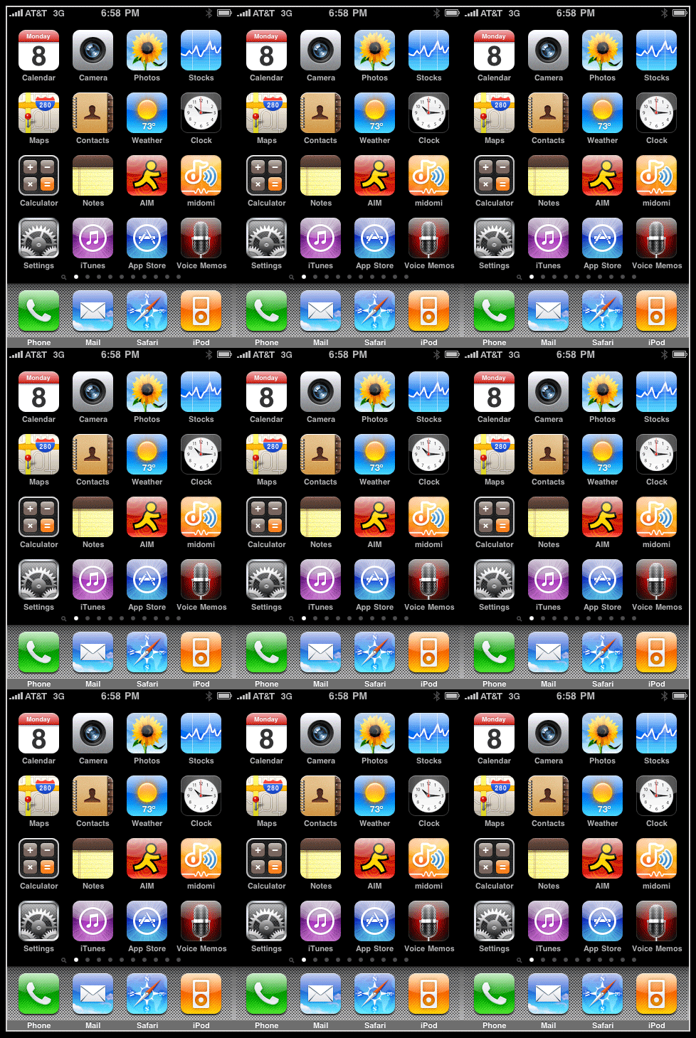 iPhone App Icons Printable