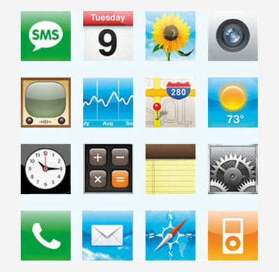 iPhone App Icons iPhone App Icons