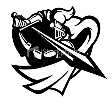 Knight Mascot Vector Clip Art Free