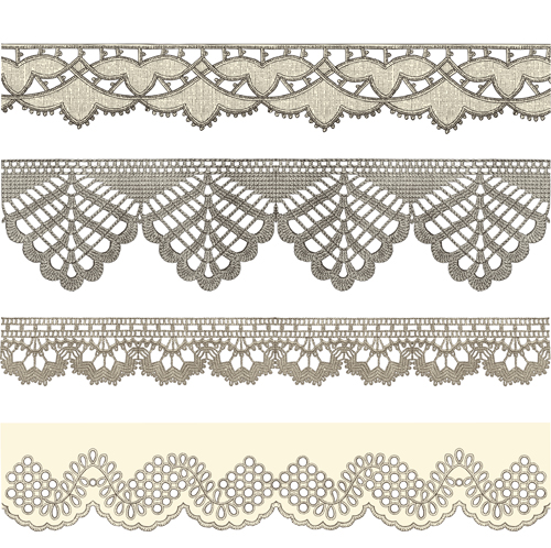 Lace Border Vector Free